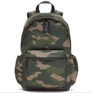 Banana republic camo backpack.